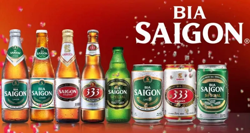 Các dòng sản phẩm bia Saigon phổ biến