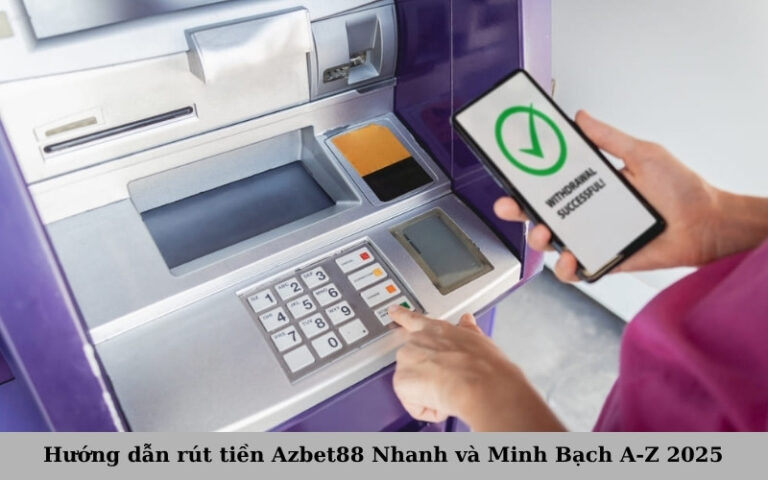 Hướng dẫn rút tiền Azbet88 Nhanh và Minh Bạch A-Z 2025