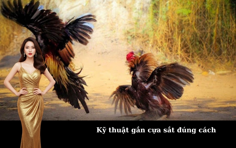 Kỹ thuật gắn cựa sắt đúng cách